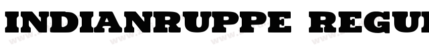 indianruppe regular字体转换